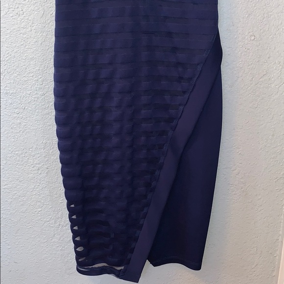 Fancy Navy Blue Dress - Picture 3 of 4